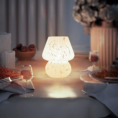 Small mushroom table lamp