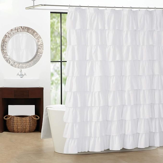 White Shower Curtain