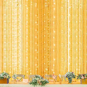 Twinkly Curtain LED String Lights